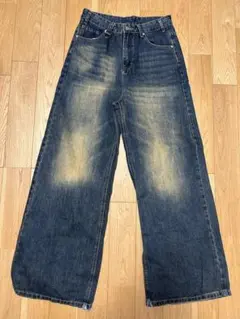 ヴィンテージストレートウォッシュデニム