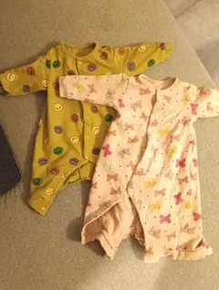 BREEZE 60〜70size スウェットロンパース2枚セット