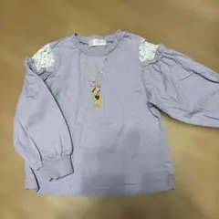 メゾピアノ110長袖ロンTクマちゃんネックレスレース　アナスイミニ100美品