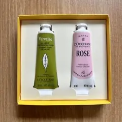 ロクシタン ハンドクリーム 2本セット（ヴァーベナ＆ローズ）30ml 外箱付き