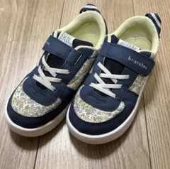 branshes 花柄 スニーカー ネイビー 20.0cmのサムネイル