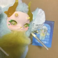 光る瞳☆蓄光琉球ガラス☆双尾天龍アートドールDragonドラゴンartdoll