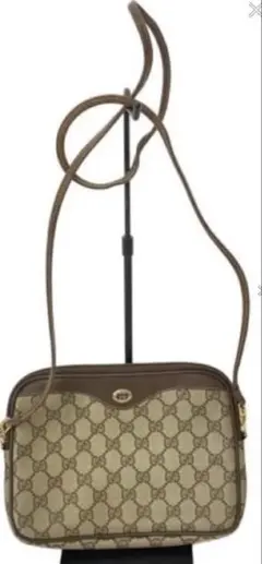 GUCCI ベージュ GGパターン ハンドバッグ ポーチ - メルカリ