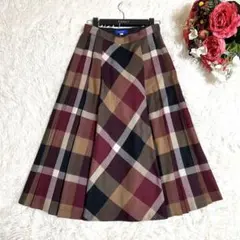 新品　ブルーレーベルクレストブリッジ　チェックロングスカート38ピ28600円 BLUE LABEL CRESTBRIDGE（ブルーレーベルクレストブリッジ）の