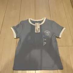 UNIQLO ライトブルー Tシャツ 130サイズ