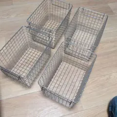 無印良品 ステンレスワイヤーバスケット１