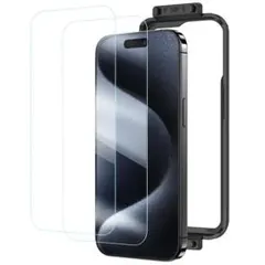 NIMASO 割れない フィルム iPhone15ProMax用 0.2mm極薄