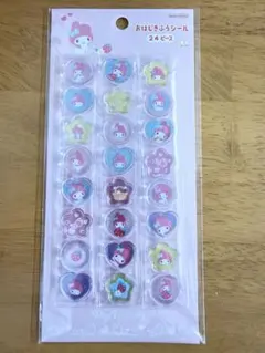 おはじきふうシール　マイメロ