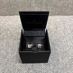 SIMON CARTER ブラック カフスボタン