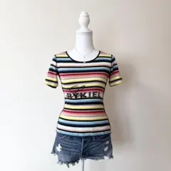 SONIA RYKIEL ソニアリキエル　ボーダーTシャツ 平成　y2kのサムネイル