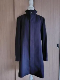 MICHEL KLEIN HOMME ステンカラーコート 紺