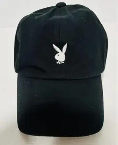PLAYBOY プレイボーイ キャップ 帽子 ブラック 黒 刺繍ロゴ フリーのサムネイル