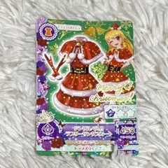 アイカツカード ジングルベルのラブリーサンタスカート 星宮いちご
