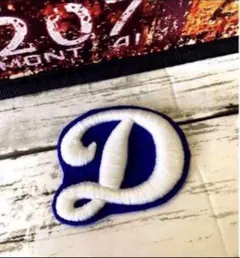 【新品❣️】LA ドジャース　アイロンワッペン　ブルー