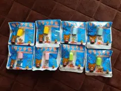 リラックマ　ミニふうりんマスコット　8点