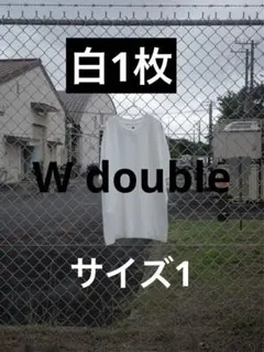 W double vintage set tee サイズ1 ovy 白1枚