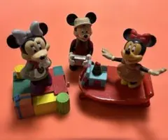 ミッキー・ミニー フィギュア 3体セット
