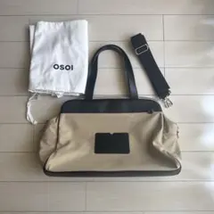 OSOI別注　トートバッグ ベージュ/ブラック佐々木希さん愛用 OSOI別注 トートバッグ ベージュ/ブラック佐々木希さん愛用 - メルカリ