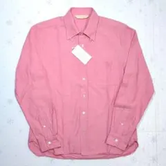 TSJ コットン タブカラー シャツ PINK M 未使用 タグ付のサムネイル