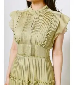 【美品】【SNIDEL】シフォンプリーツ ワンピース