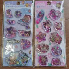 あ*認様 サンリオ　ハローキティ ウォーターinシール 2枚セット