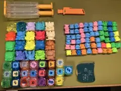 ポケモン プラコロ キャラコロカラー限定品 チコリータ＆ヒノアラシ