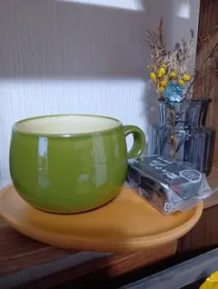 マグカップ 木製トレーセット