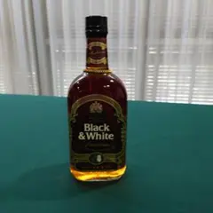 古酒 BLACK & WHITE スコッチウイスキー 190ml 2本 - メルカリ