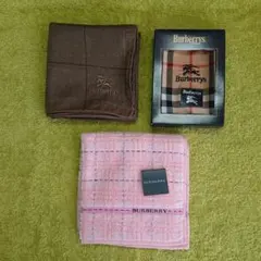 Burberrys／バーバリー【ハンカチ】3枚セット／新品未使用