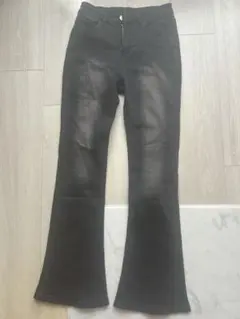 DAY CLOSET ハイウエスト フレア ブーツカット デニムパンツのサムネイル