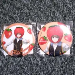 銀魂　沖田総悟　75mm　缶バッジ　いちご狩り　オンラインくじ