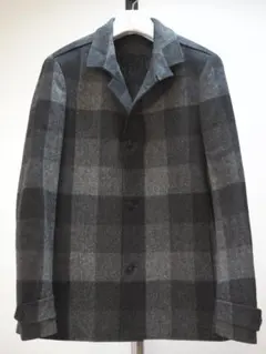 トラサルディ1911 10AWウールチェックコート48