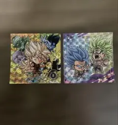 ドラゴンボール シール 2枚セット　ウエハースシール10周年