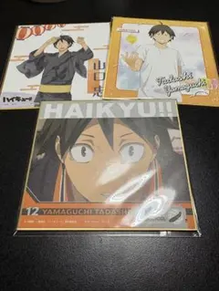 ハイキュー!! ミニ色紙 山口セット