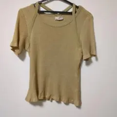 CORDIER リブニット 半袖 トップスのサムネイル
