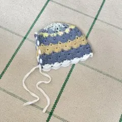 【kids】ボンネット(1-2才サイズ)