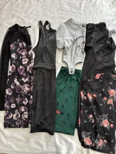 ワンピース４枚セット　スカート１枚　まとめ売り　S~M向け