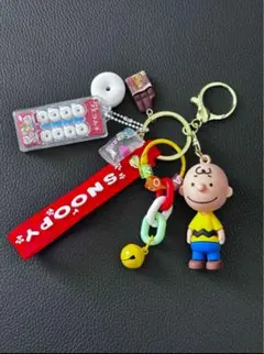 じゃらじゃら キーホルダー カラフル