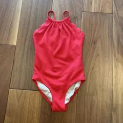 オールドネイビー　スカラップ　赤　レッド　水着