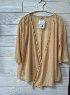 【新品/未使用/タグ付き】薄手サマーカットソー　カーディガン