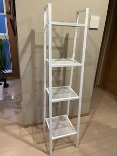 IKEA ❤︎ ホワイト スチール メッシュラック 4段