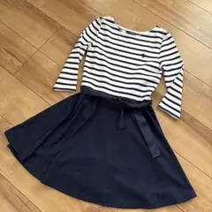 Polo Ralph Lauren ストライプ ワンピース M