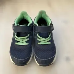 ASICS PATRIOT ネイビー/グリーン スニーカー19.5cm