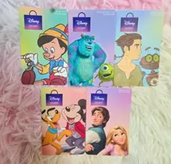 15日まで＊ ディズニーザマーケット ノベルティ 二層式カード 5枚