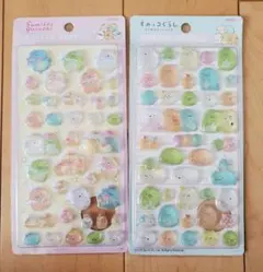 すみっコぐらし ボンボンドロップシール 2枚セット