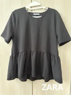 ZARA☆美品☆ペプラム 半袖トップス