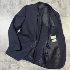 美品　オリヒカ　テーラードジャケット　CAFE SOHO 機能性　ネイビー　LL