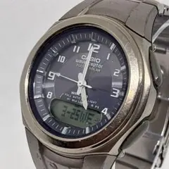 美品 稼働品 CASIO カシオ メンズ 腕時計 チタン ウェーブセプターのサムネイル