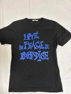 LOVE PEACE & PARADISE Tシャツ ブラック(M)のサムネイル