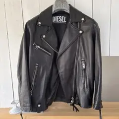 美品 DIESEL レディースライダースジャケット Ssize ブラック